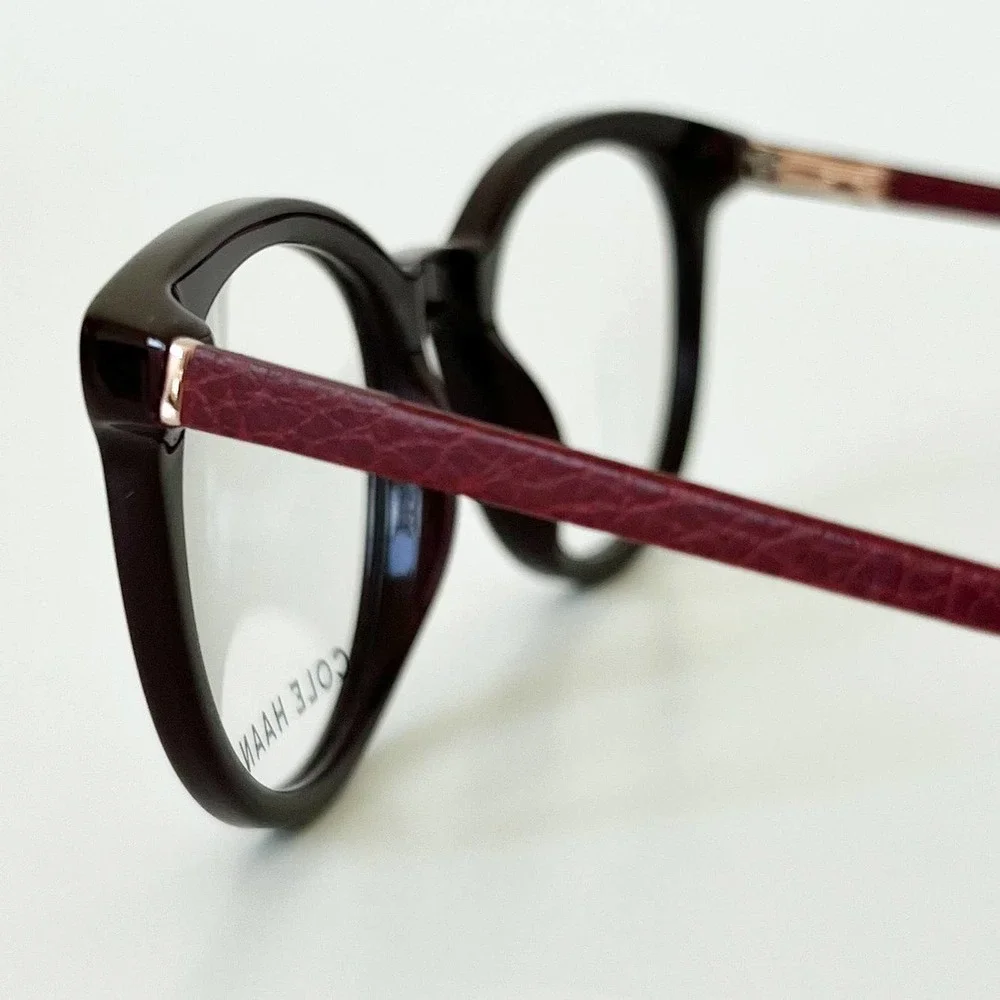 COLE HAAN Eyeglasses CH5002 (604) OXBLOOD New!